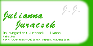 julianna juracsek business card